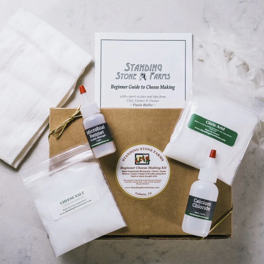 Beginner Cheese Making Kit from Standing Stone Farms, NEW